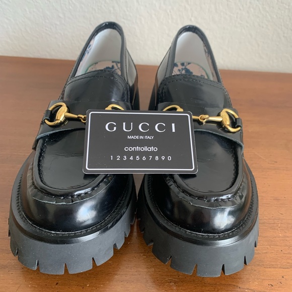 Women's leather lug sole loafer - Picture 7 of 14